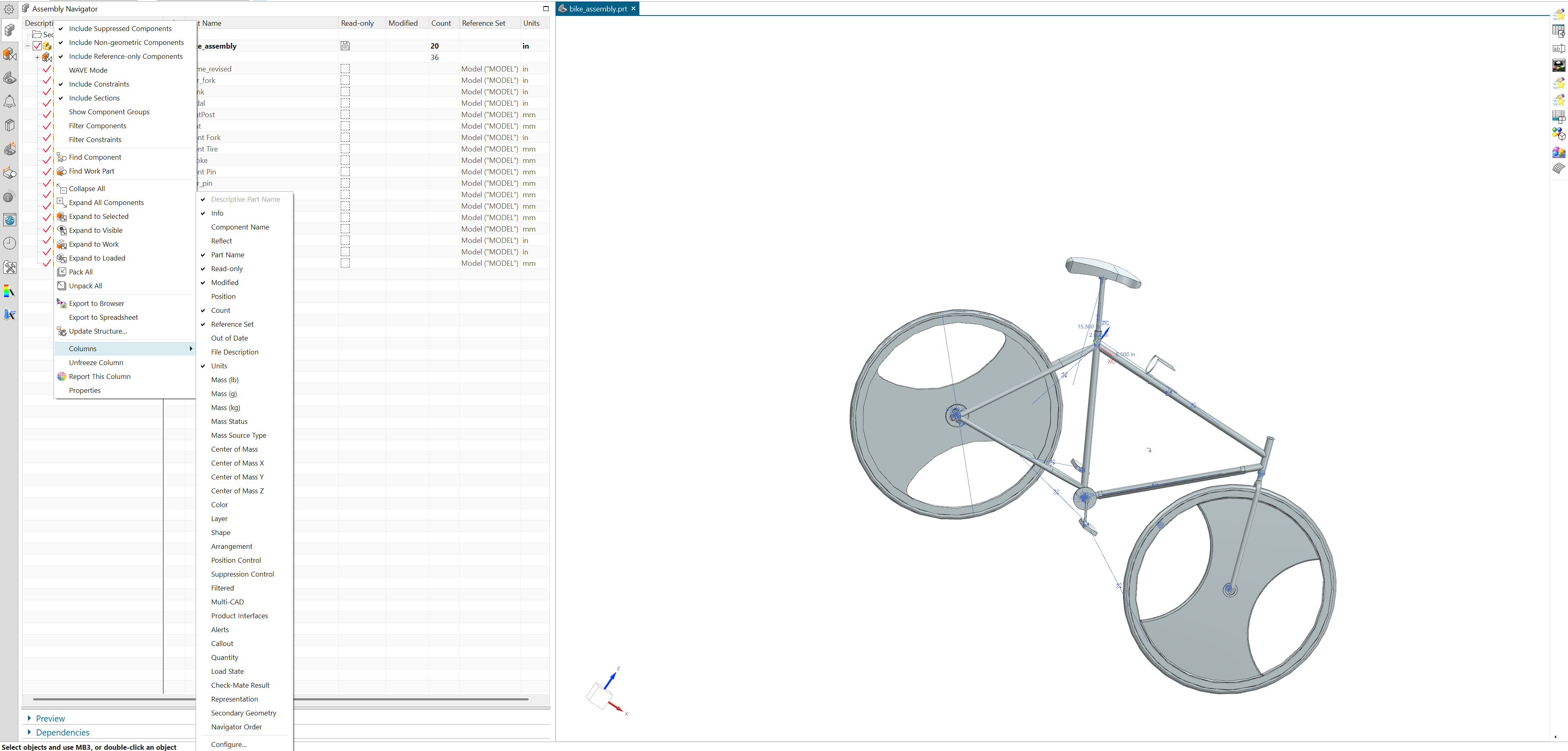 How to Create a BOM in Siemens NX — NodeBOM Blog